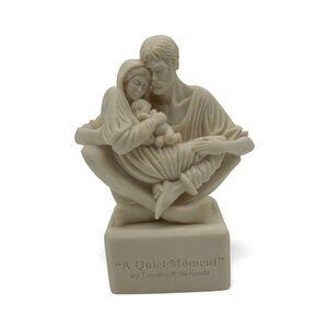 TIMOTHY SCHMALZ Holy Family A Quiet Moment 90s Figurine Canada Vintage 7x5"